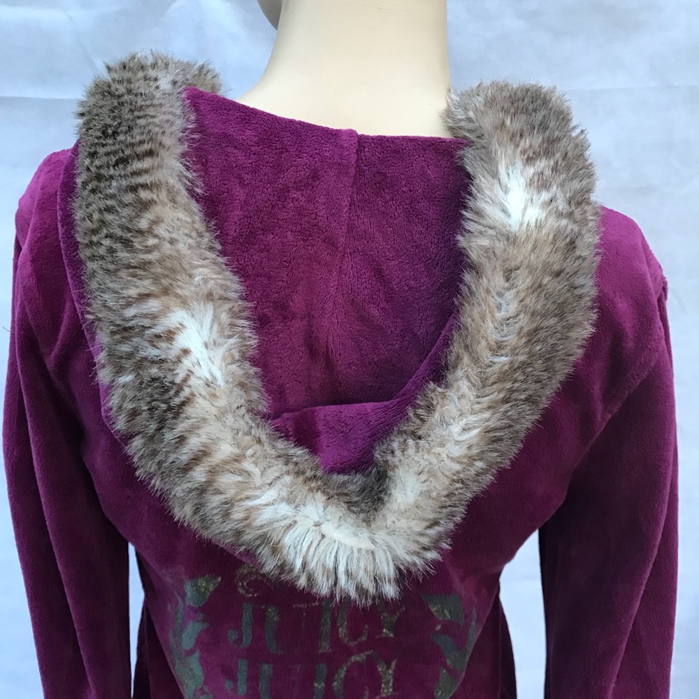🤚SOLD✋Vintage Juicy Couture Sweatshirt Logo Sz S - Picture 6 of 8